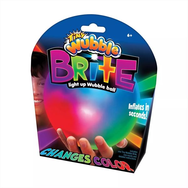 Wubble Glowzilla Bola de Bolha Incrível, iluminada por LED - 30 cm, muda de cor