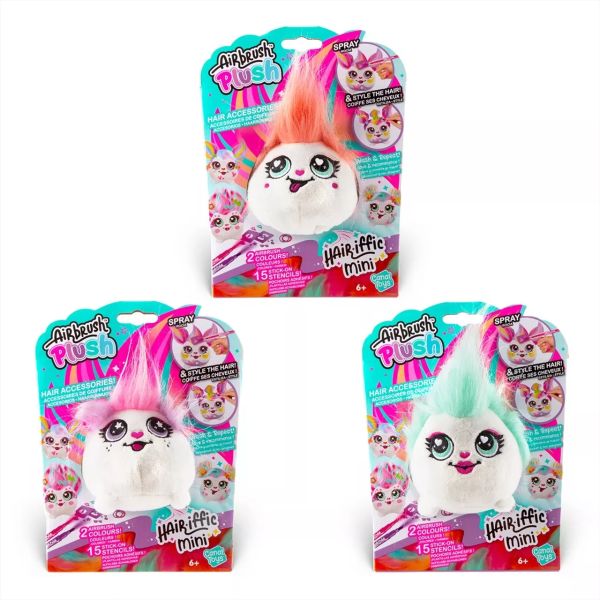 Airbrush Plush: Style 4 Ever színezhető plüss, Hairiffic Mini - többféle