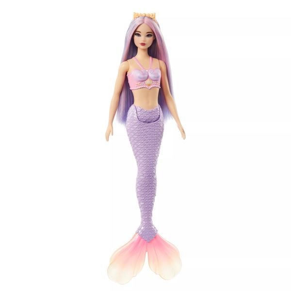 Barbie: Mesebeli sellő baba - lila akciós termékkép 1