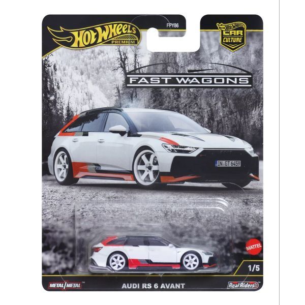 Hot Wheels: Autókultúra kisautó - Audi RS6 akciós termékkép 1