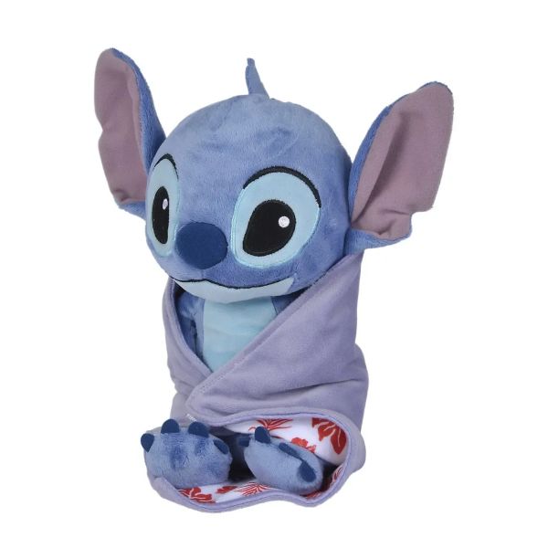 Stitch: Plüssfigura takaróval - 26 cm