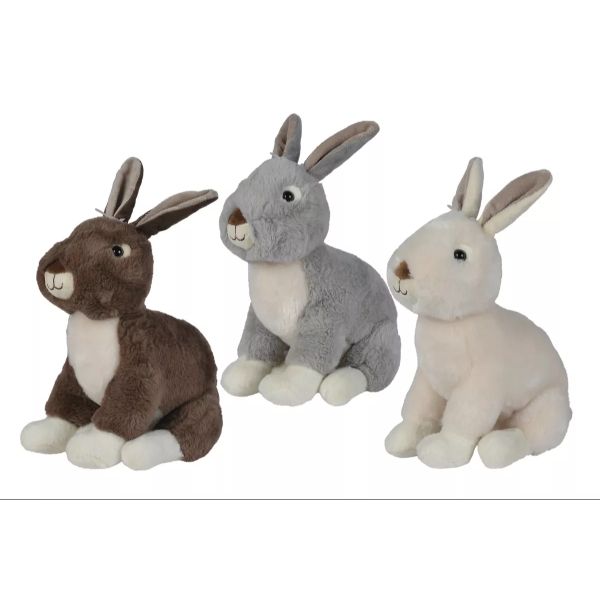 Nicotoy: Coniglio di peluche - 23 cm, vari colori