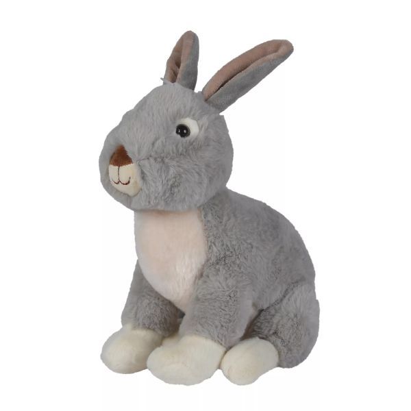 Nicotoy: Ülő plüssnyuszi - 23 cm, szürke akciós termékkép 1
