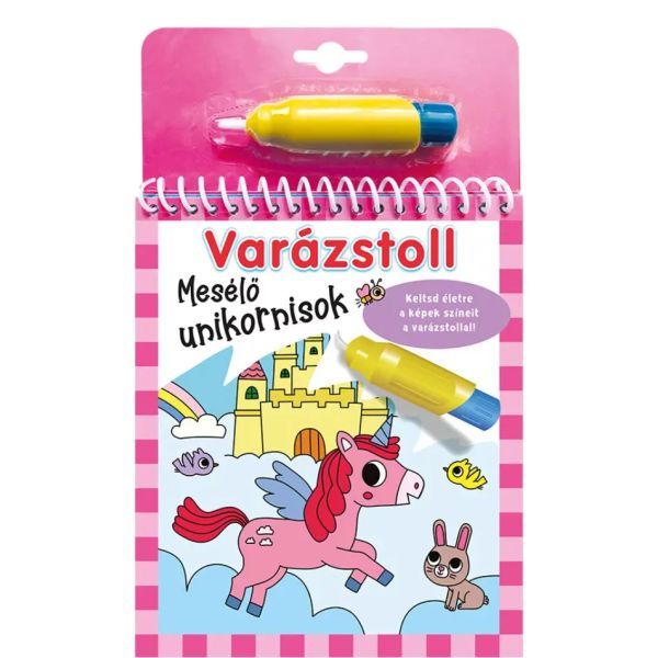 Varázstoll - Mesélő unikornisok kifestő akciós termékkép 1