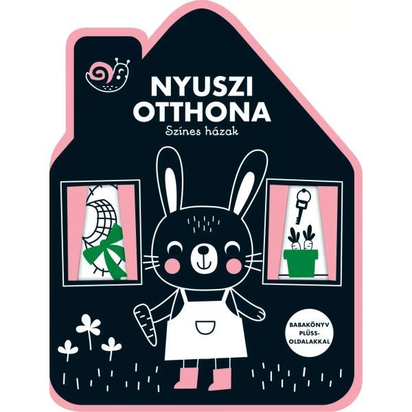 Színes házak - Nyuszi otthona babakönyv akciós termékkép 1
