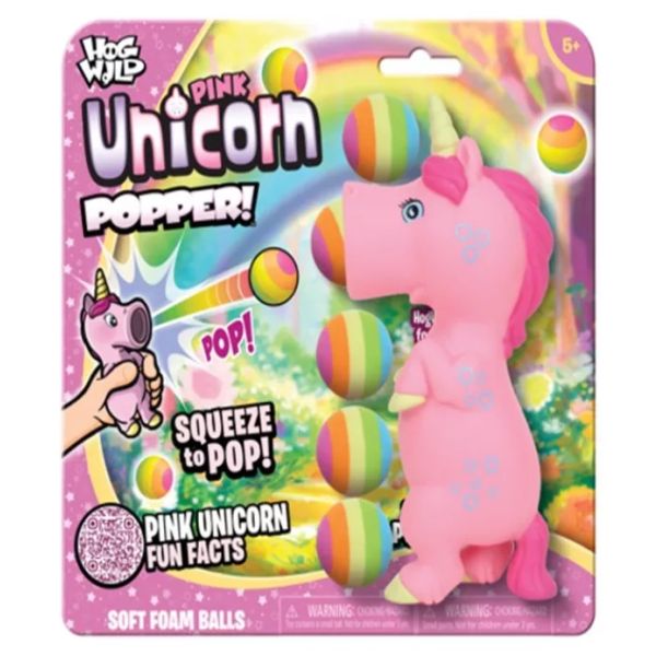 Popper labdakilövő - Pink unikornis
