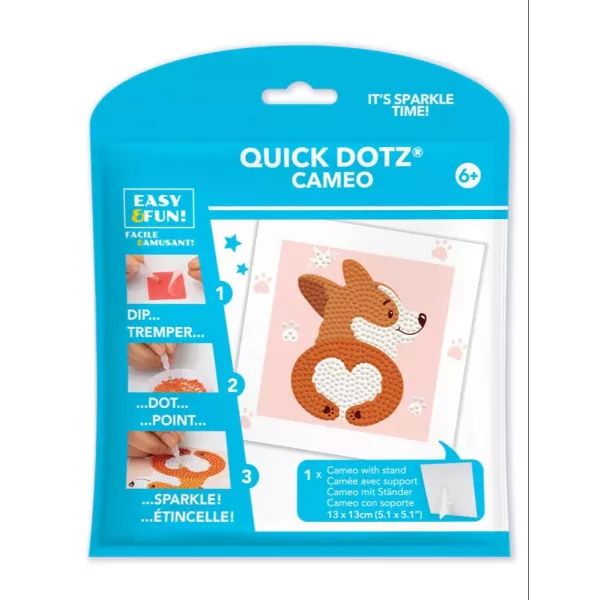 Diamond Dotz Dotzies: Corgi kutyus képkészítő szett akciós termékkép 1