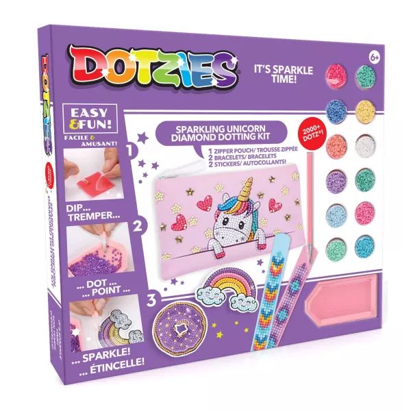 Diamond Dotz: Dotzies Sparkling Unicorn Activity szett