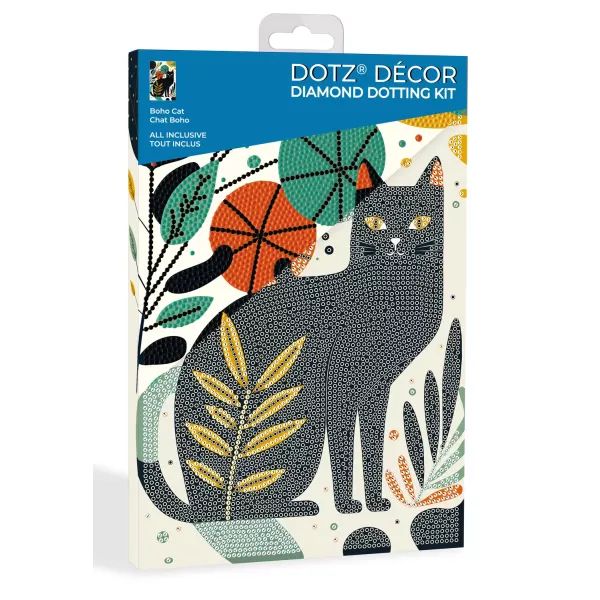 Diamond Dotz: Dotz Box, Boho Cat - 30 x 20 cm akciós termékkép 1