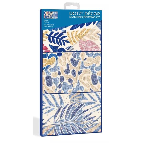 Diamond Dotz: Dotz Box, Levelek - 20 x 40 cm akciós termékkép 1
