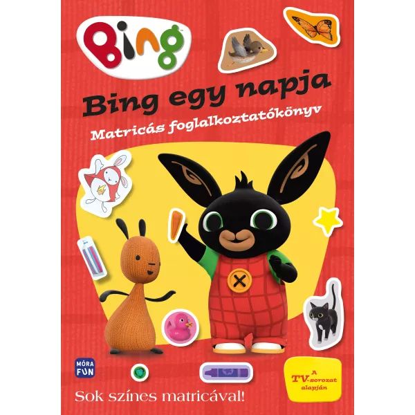 Bing egy napja - matricás foglalkoztatófüzet akciós termékkép 1