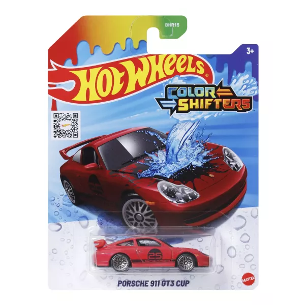 Hot Wheels City: színváltós Porsche 911 GT3 Cup kisautó