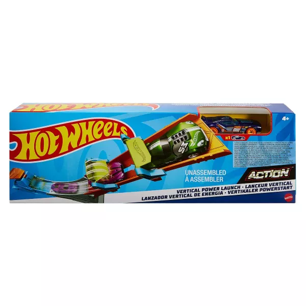 Hot Wheels: Klasszikus kaszkadőr játékszett - Függőleges ugrás