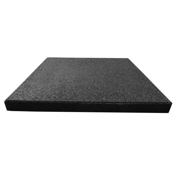 ReFlex esésvédő gumilap,fekete, 3 x 50 x 50 cm - 6 db-os szett akciós termékkép 1