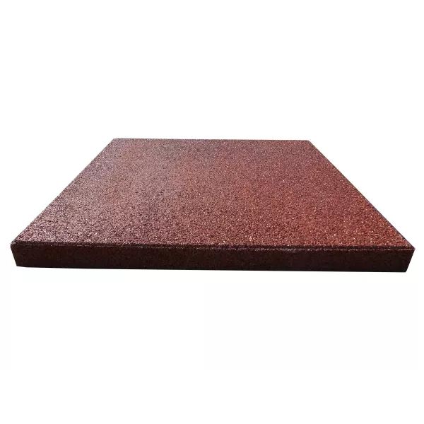 ReFlex esésvédő gumilap, vörös, 3 x 50 x 50 cm - 6 db-os szett akciós termékkép 1