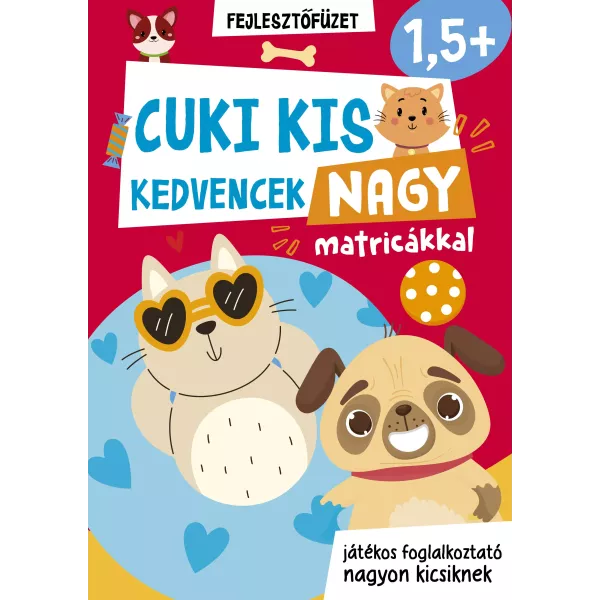 Amiguinhos fofos para colorir com adesivos - em húngaro