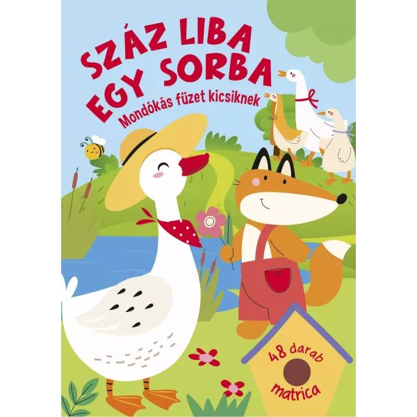 Száz liba egy sorba matricás foglalkoztató akciós termékkép 1