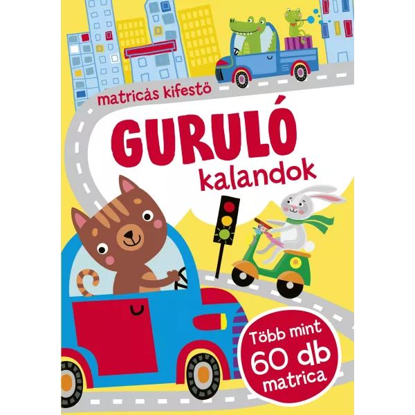 Guruló kalandok matricás kifestő akciós termékkép 1