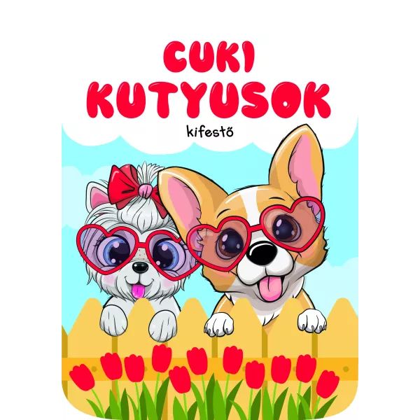 Cuki kutyusok kifestő akciós termékkép 1