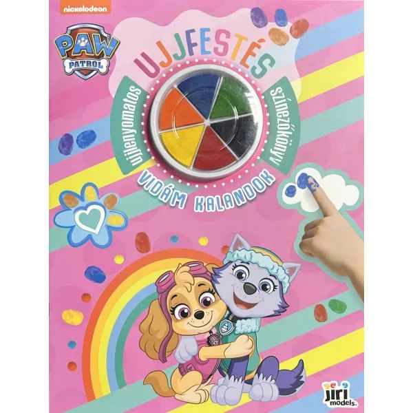 Mancs őrjárat - Vidám kalandok ujjfestő füzet akciós termékkép 1