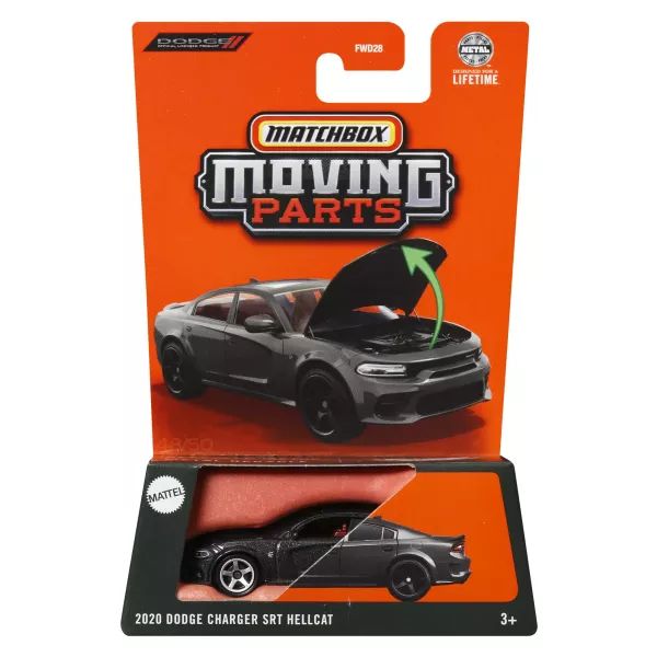 Matchbox: Nyitható kisautó 2020 Dodge Charger SRT Hellcat akciós termékkép 1
