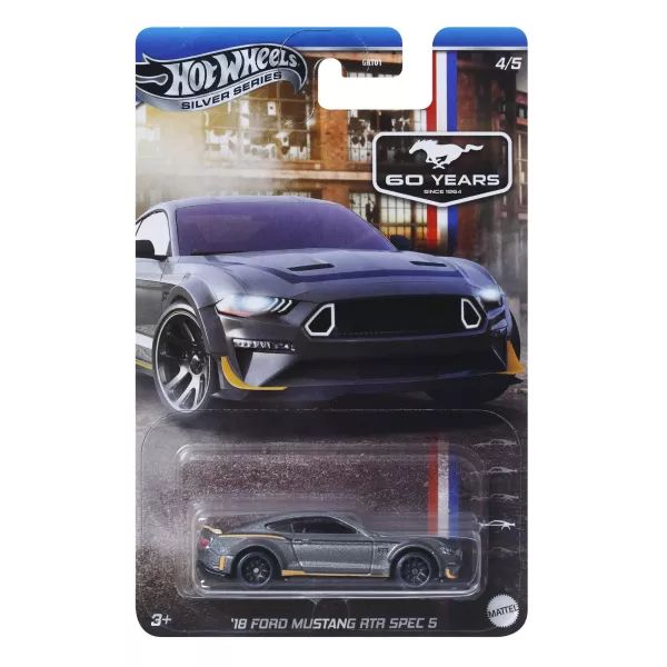 Hot Wheels: 18 Ford Mustang RTR Spec 5 kisautó akciós termékkép 1