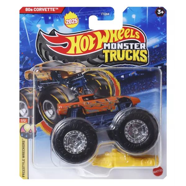 Hot Wheels Monster Trucks: 80s Corvette kisautó akciós termékkép 1