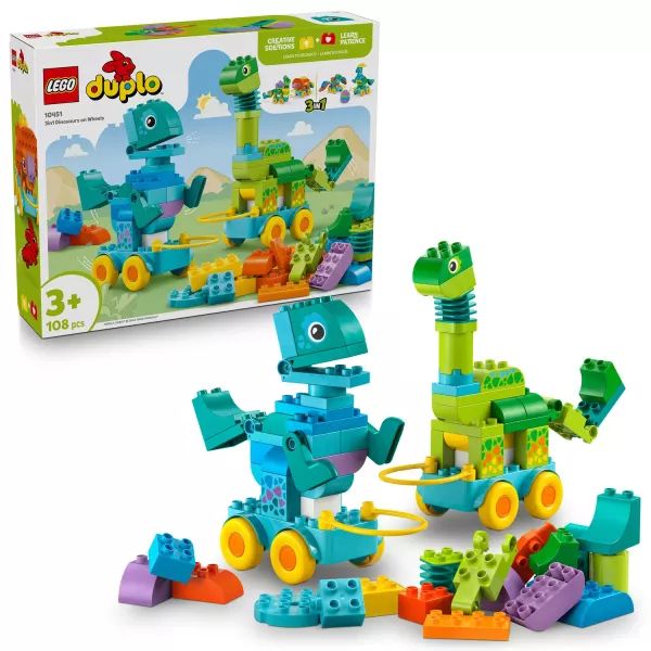 LEGO® DUPLO® 3 az 1-ben guruló dinók 10451 akciós termékkép 1