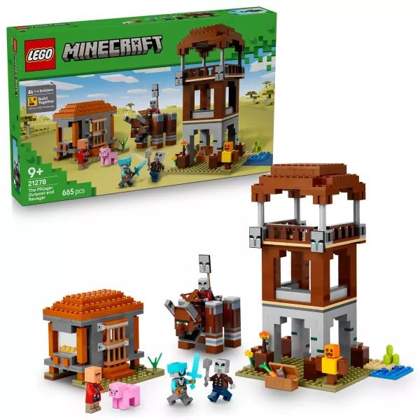 LEGO® Minecraft® A Fosztogató őrtorony és a Romboló 21278 akciós termékkép 1