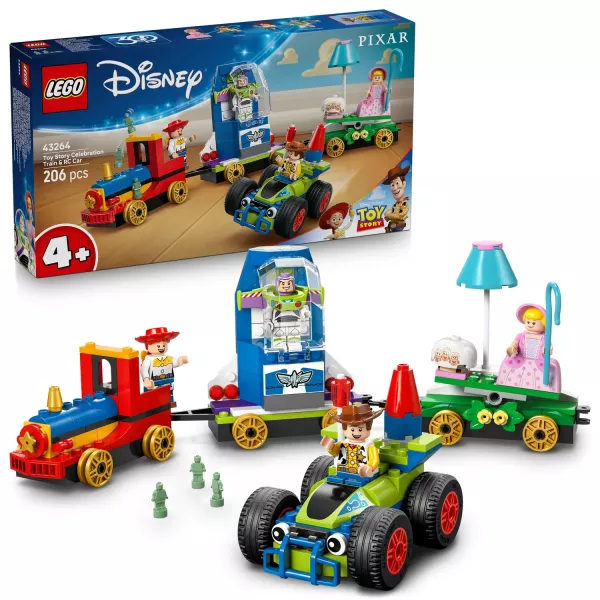 LEGO® Disney Toy Story trem festivo e carro de corrida RC 43264