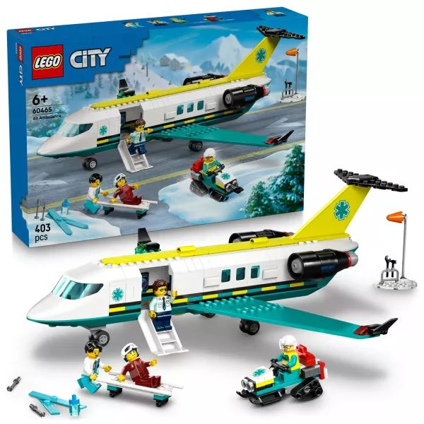 LEGO® City Sürgősségi mentőrepülőgép - repülős játék 60465