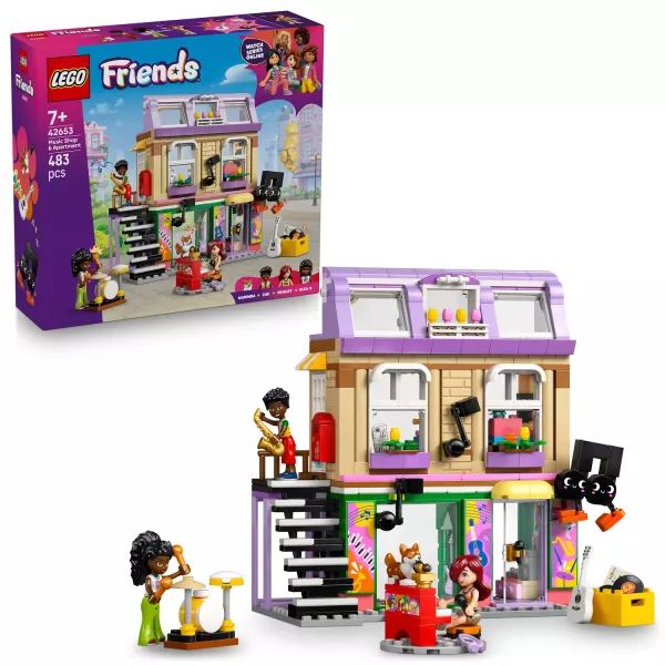 LEGO® Friends Hangszerbolt és lakás 42653 akciós termékkép 1