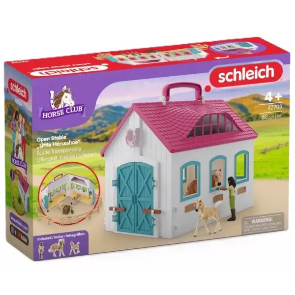 Schleich: Horse Club nyitott istálló 42703 akciós termékkép 1