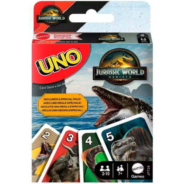 UNO: Jurassic World 2025 kártyajáték