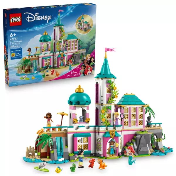 LEGO® Disney Princess Hercegnőkastély és a hercegnők állatkái 43267 akciós termékkép 1