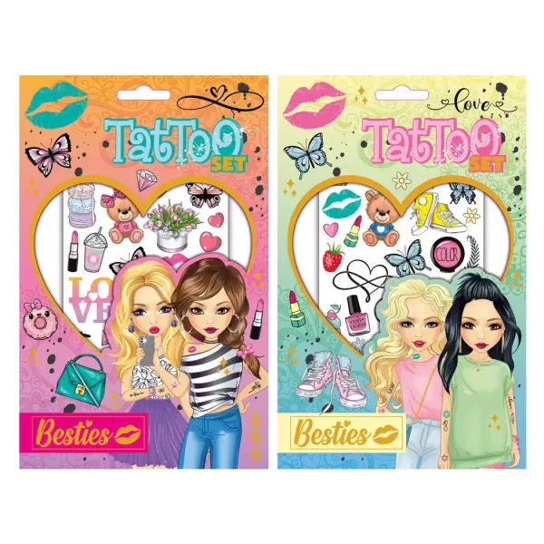 Besties: Tetováló matrica - 2 ív, többféle