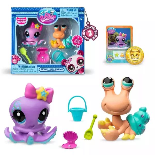 Littlest Pet Shop: Páros játékkészlet, 7. generáció, 3. széria - #154 és #155 akciós termékkép 1