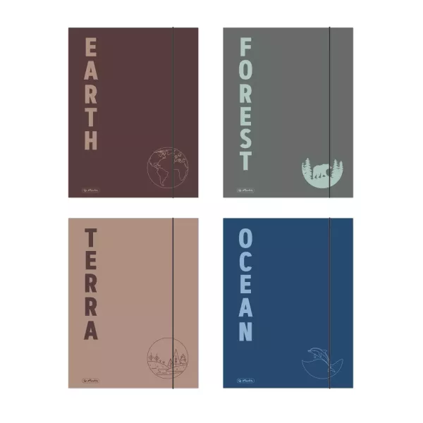 Terra: Pasta elástica, A4 - vários tipos