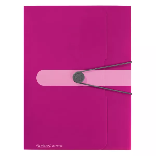 Herlitz: Carpeta fácil de cerrar, A4 - color frambuesa