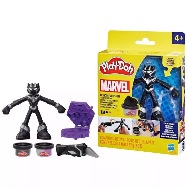 Play-Doh: Marvel figurás gyurmakészlet - Fekete Párduc akciós termékkép 1