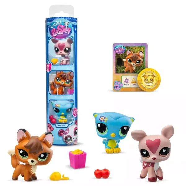 Littlest Pet Shop: Játékkészlet hengerben, 7. generáció, 3. széria - 157-159 akciós termékkép 1