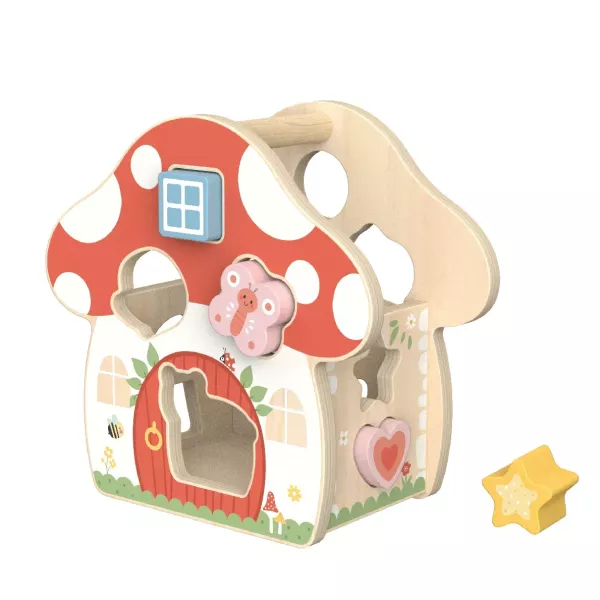 Tooky Toy: Svampehus formesorteringslegetøj