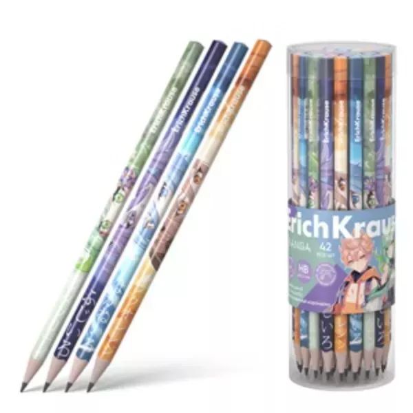 ErichKrause: Manga mintás grafitceruza - HB, háromszögletű, többféle akciós termékkép 1
