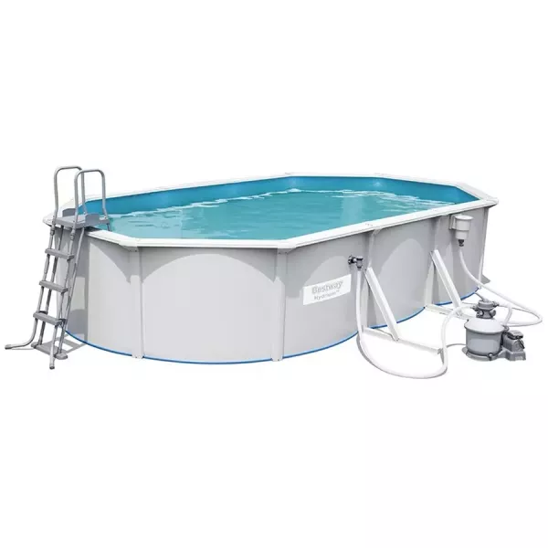 Bestway: Hydrium Prémium Set, szögletes medence homokszűrővel - 610 x 360 x 120 cm