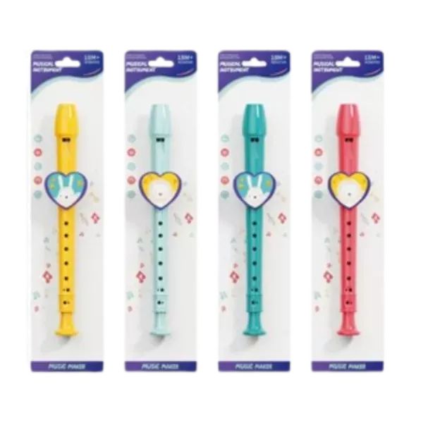 Pasztell színű játék furulya - többféle