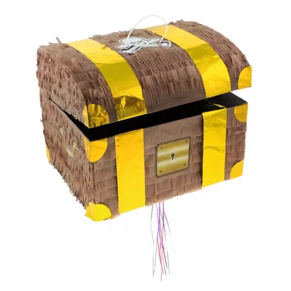 Kincsesláda pinata - 30 x 25 x 34 cm akciós termékkép 1