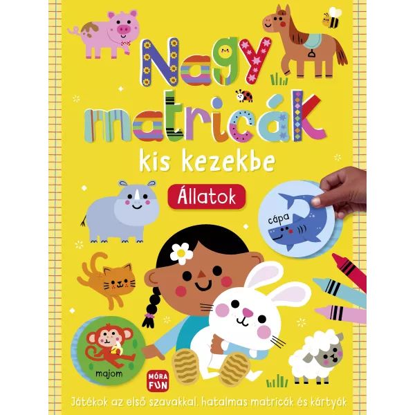 Nagy matricák kis kezekbe foglalkoztató - Állatok akciós termékkép 1