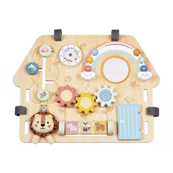 Tooky Toys: Oroszlános matatótábla fából Tooky Toys: Oroszlános matatótábla fából