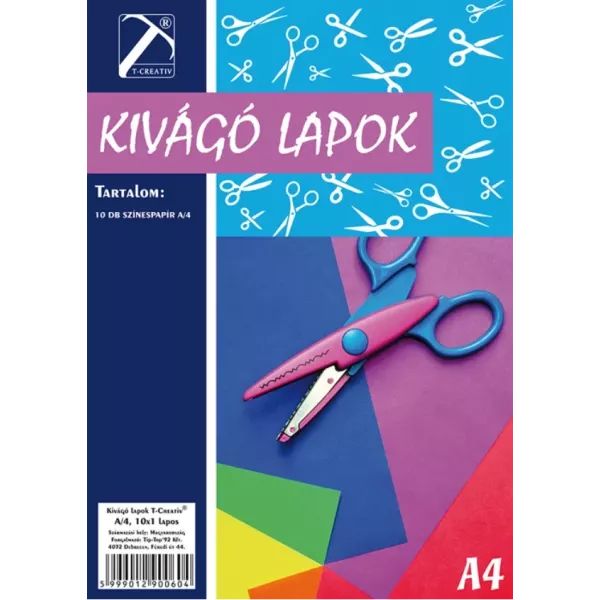 T-Creativ: Kivágólap - A/4-es, 10 lapos
