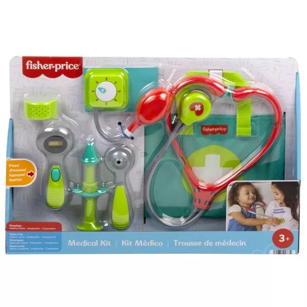 Fisher-Price: Orvosi készlet táskában - 7 db-os akciós termékkép 1